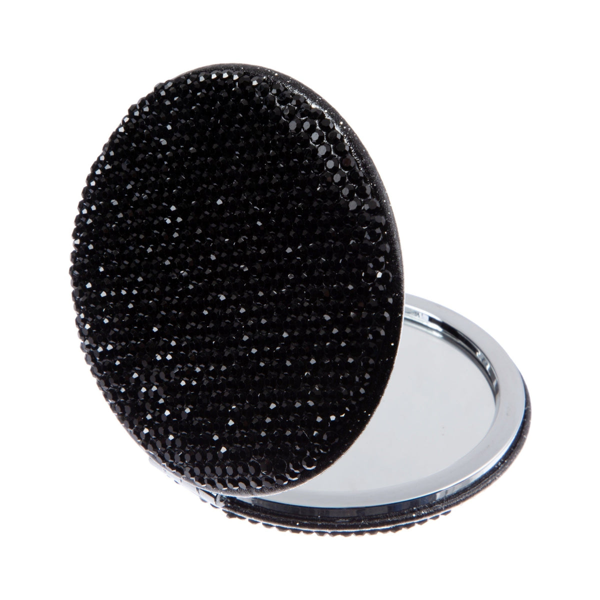 Round Ceramic Rhinestone Folding Makeup Mirror M0449 - view 4