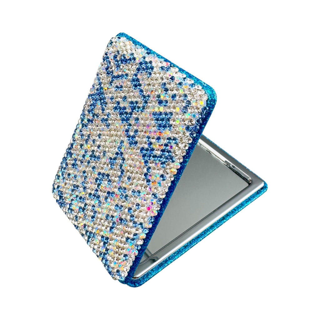 Ceramic Rhinestone Folding Makeup Mirror M0453 - view 4