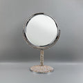 Ceramic Rhinestone Desktop Mirror M0454
