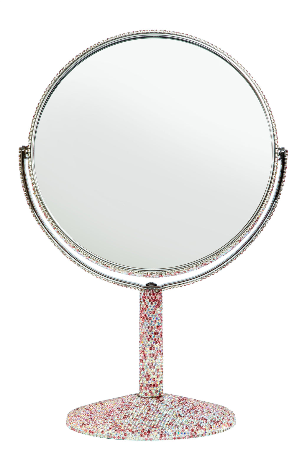 Ceramic Rhinestone Desktop Mirror M0454