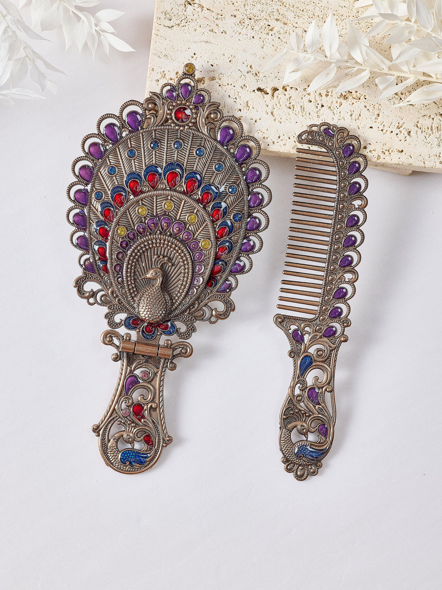 Peacock Mirror M0456