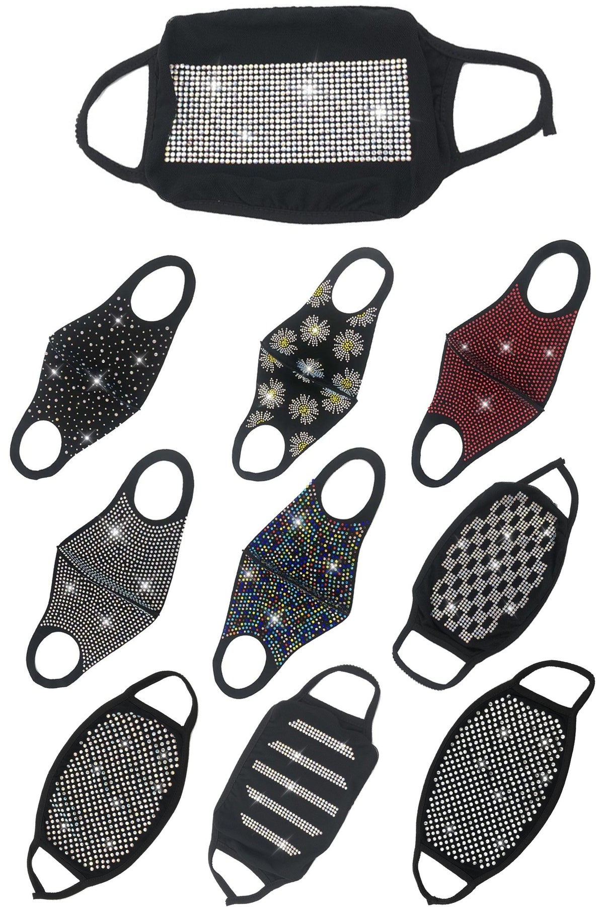 Rhinestone Mask MASK-15