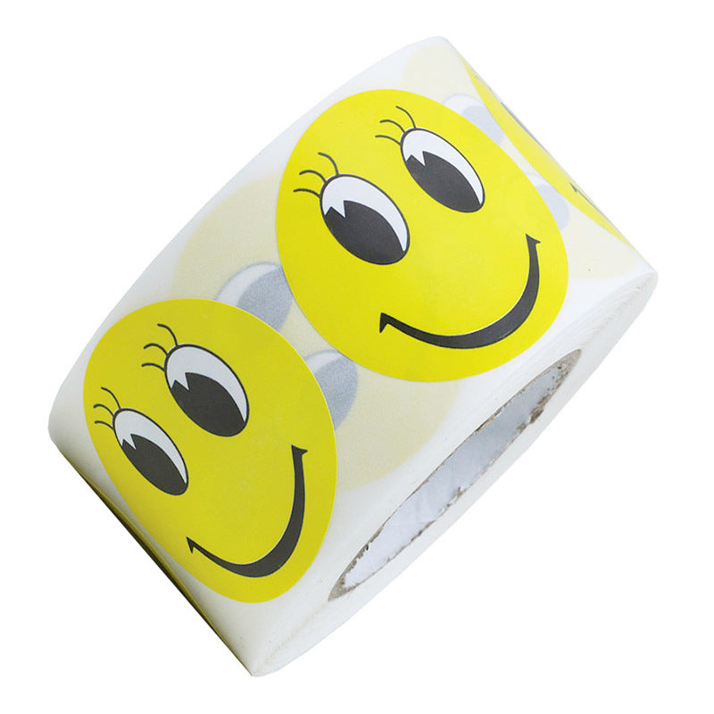 Smile Face Label Stickers MIS0462