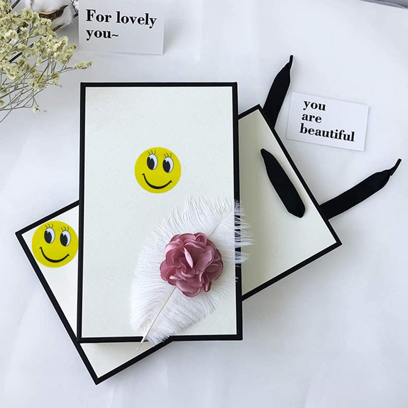 Smile Face Label Stickers MIS0462