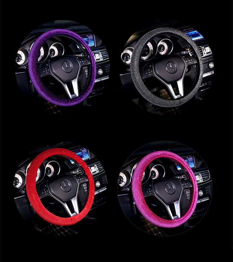 Car Accessories - Rhinestone Steering Wheel Cover MIS0535