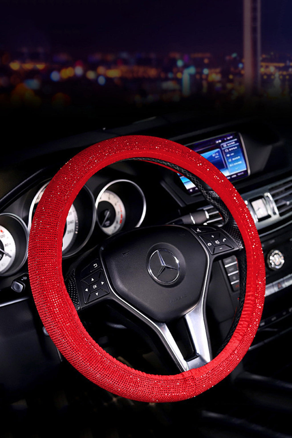 Car Accessories - Rhinestone Steering Wheel Cover MIS0535