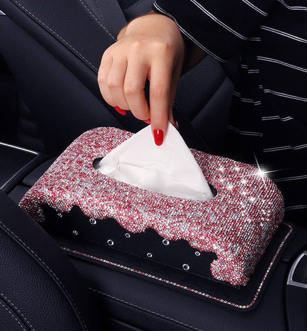 Rhinestone Tissue Box MIS0567