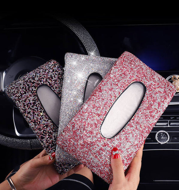 Rhinestone Tissue Box MIS0567