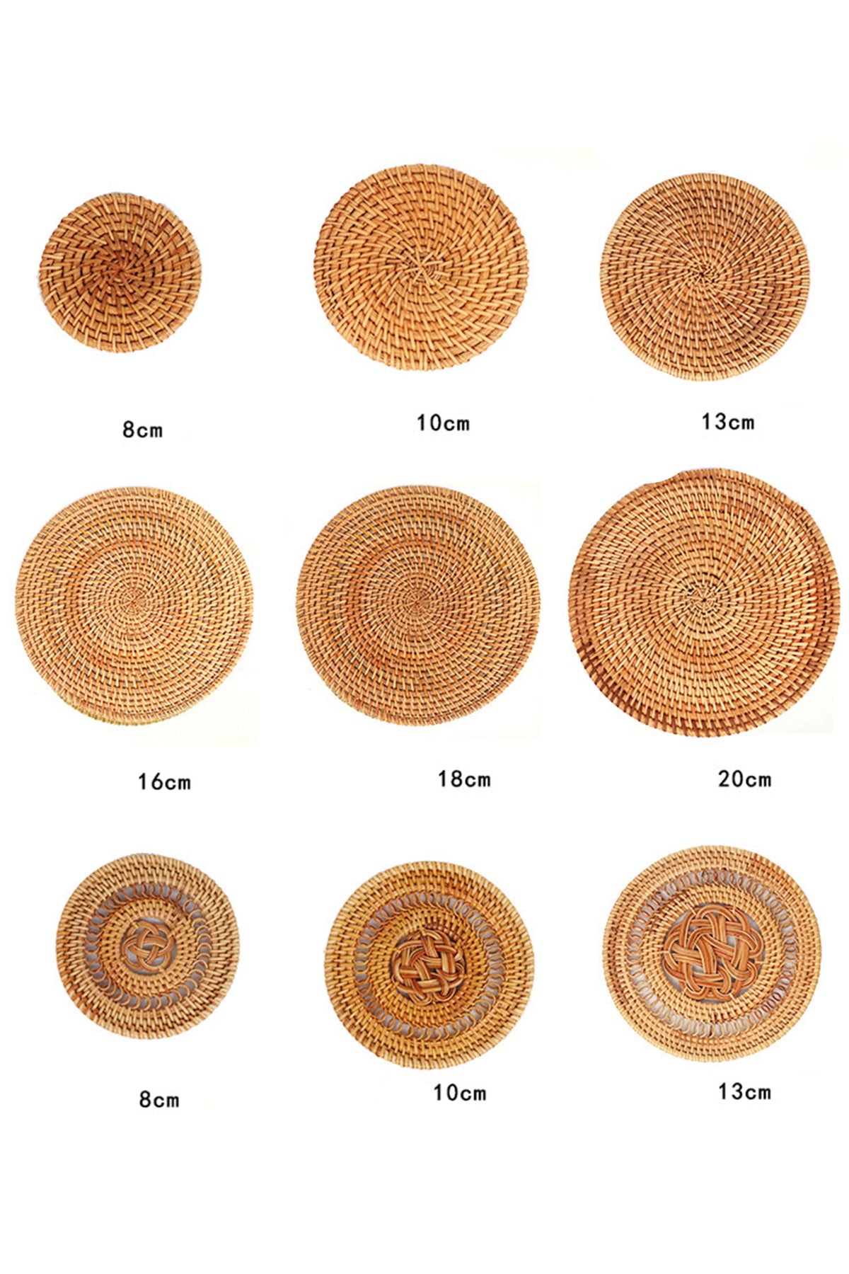 13 cm Rattan Cup Mat MIS0602