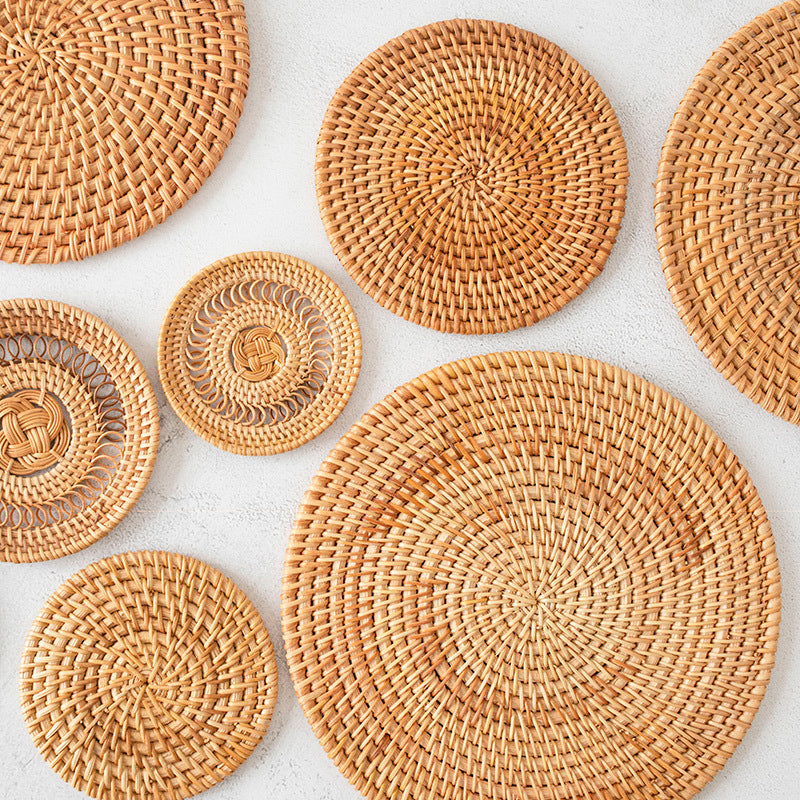 13 cm Rattan Cup Mat MIS0602
