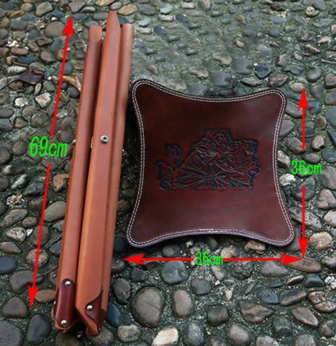 Leather Folding Stool MIS0627 – view 3