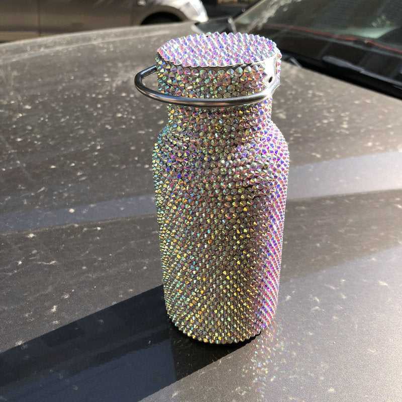 Rhinestone Stainless Steel Thermos Cup MIS0662