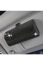 Car Accessories - Rhinestone Car Sun Visor Glasses Storage MIS0669