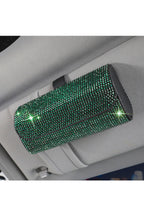 Car Accessories - Rhinestone Car Sun Visor Glasses Storage MIS0669