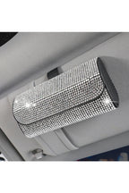 Car Accessories - Rhinestone Car Sun Visor Glasses Storage MIS0669