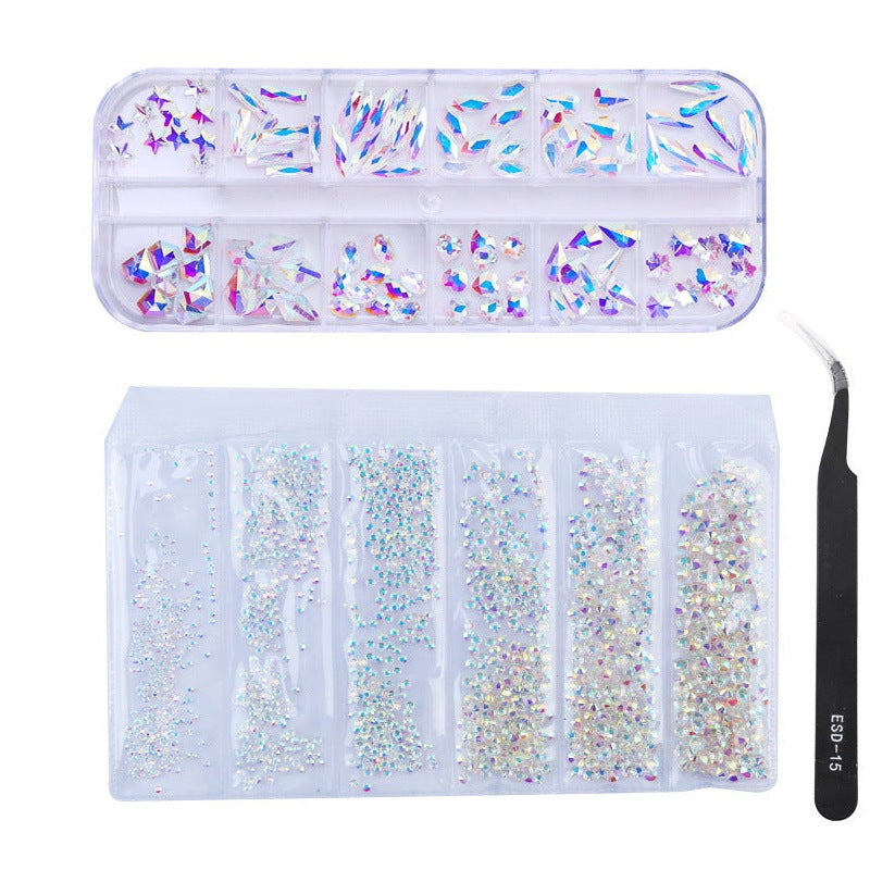 DIY Geometric Nail Rhinestones Set MIS0736
