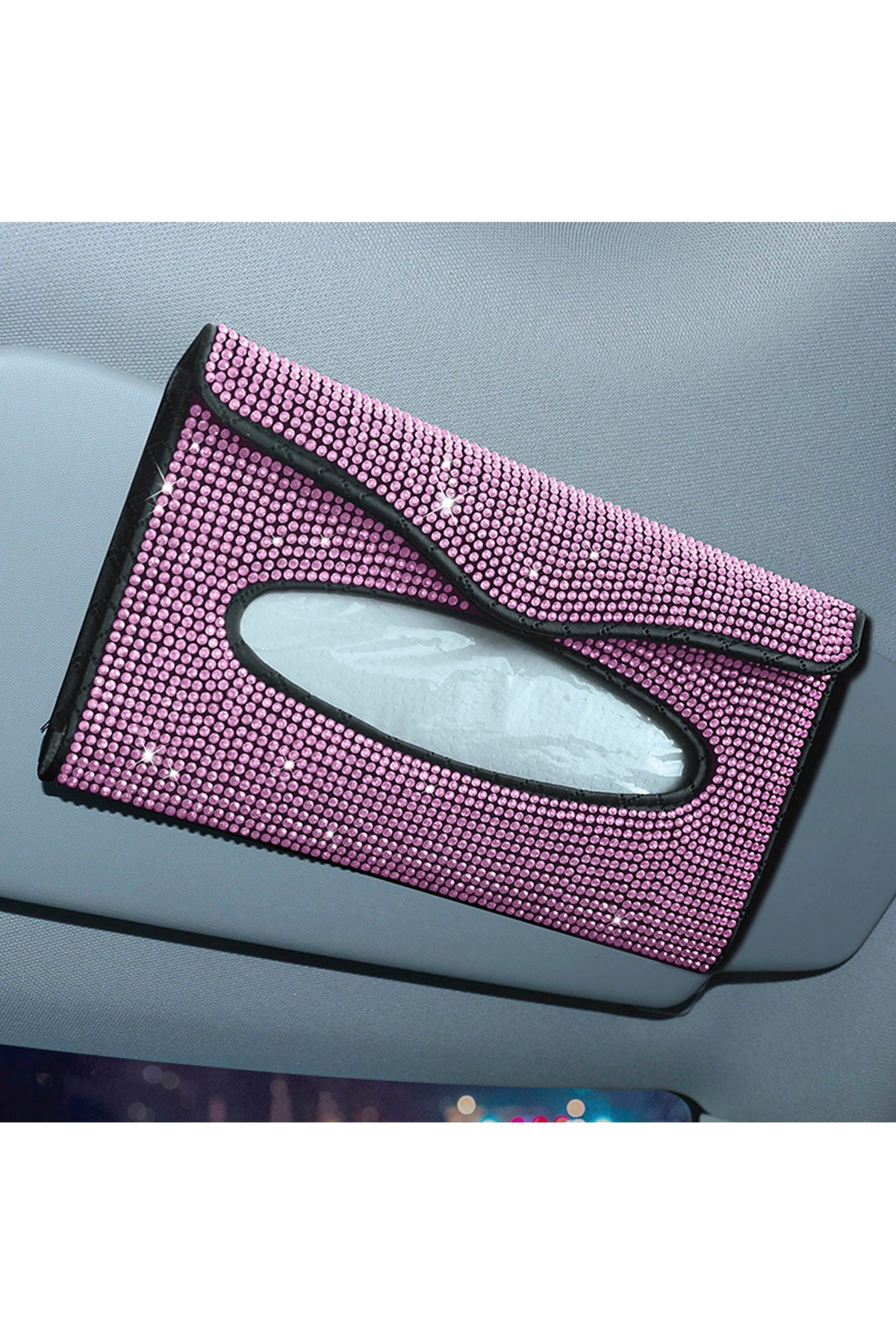 Car Accessories - Rhinestone Visor Tissue Box MIS0741