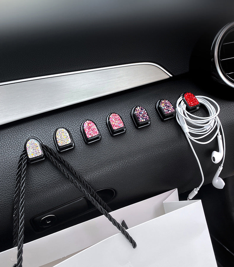 Car Accessories - Ceramic Rhinestone Mini Hook MIS0765