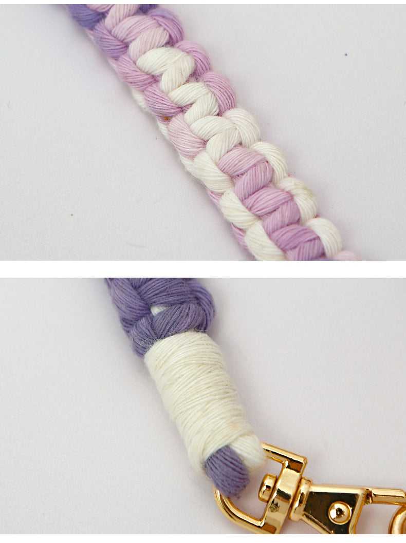 Cotton Thread Braided Crossbody Lanyard MIS0948