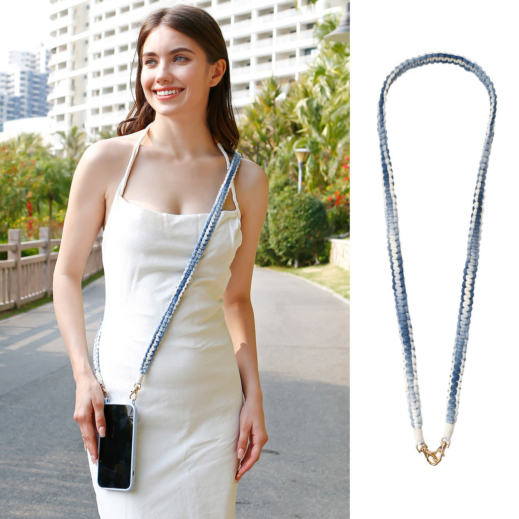 Cotton Thread Braided Crossbody Lanyard MIS0948
