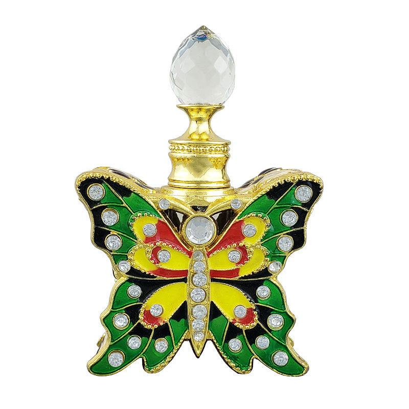10ML Butterfly Ceramic Rhinestones Perfume Bottle MIS0956