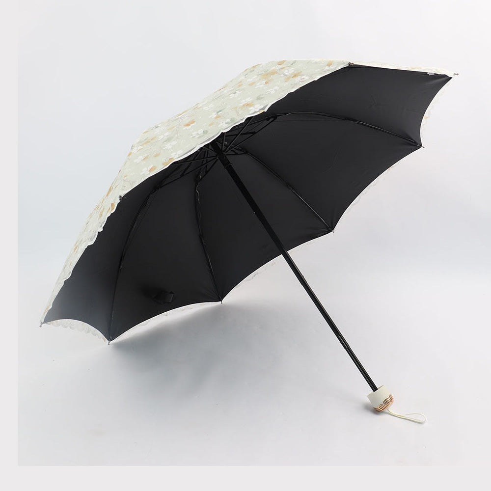 Floral Sunscreen Folding Umbrella MIS0971 – view 4