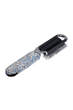 Ceramic Rhinestone Compact Foldable Travel Hair Brush And Mirror MIS1009 - view 5