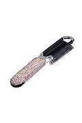 Ceramic Rhinestone Compact Foldable Travel Hair Brush And Mirror MIS1009 - view 7