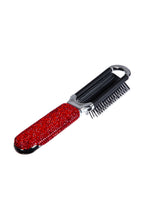 Ceramic Rhinestone Compact Foldable Travel Hair Brush And Mirror MIS1009 - view 11
