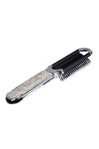 Ceramic Rhinestone Compact Foldable Travel Hair Brush And Mirror MIS1009 - view 6