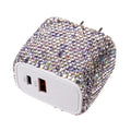 Ceramic Rhinestone USB-C & USB Dual-Port Wall Charger MIS1022 - view 3