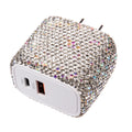 Ceramic Rhinestone USB-C & USB Dual-Port Wall Charger MIS1022 - view 4
