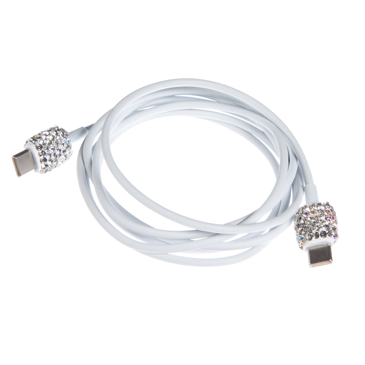 Ceramic Rhinestone USB-to-USB-C Charging Cable MIS1024 - view 13