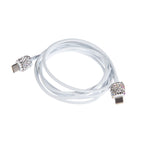 Ceramic Rhinestone USB-to-USB-C Charging Cable MIS1024 - view 11