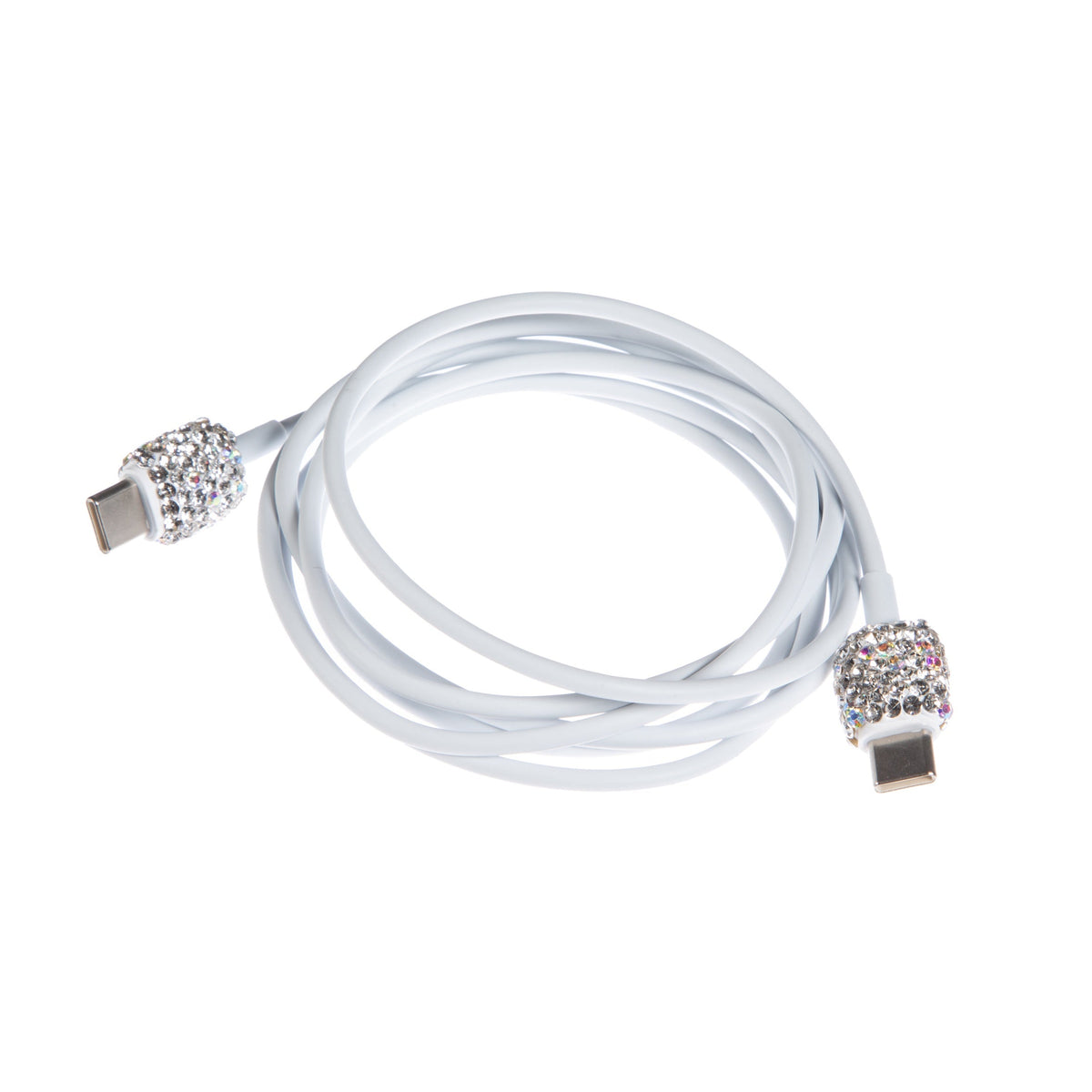 Ceramic Rhinestone USB-to-USB-C Charging Cable MIS1024 - view 11