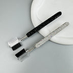 Ceramic Rhinestone Makeup Brow Comb and Brush MIS1037