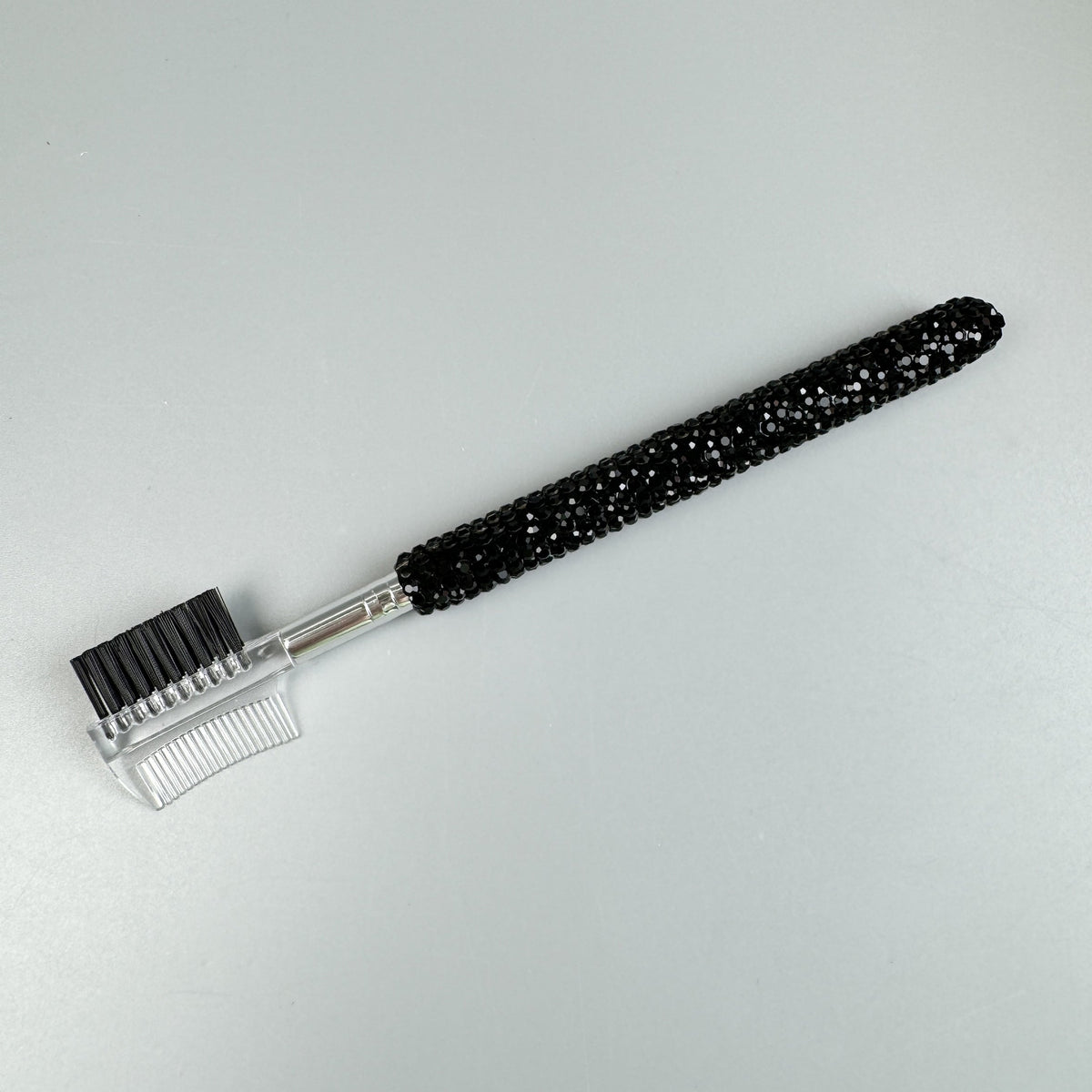Ceramic Rhinestone Makeup Brow Comb and Brush MIS1037