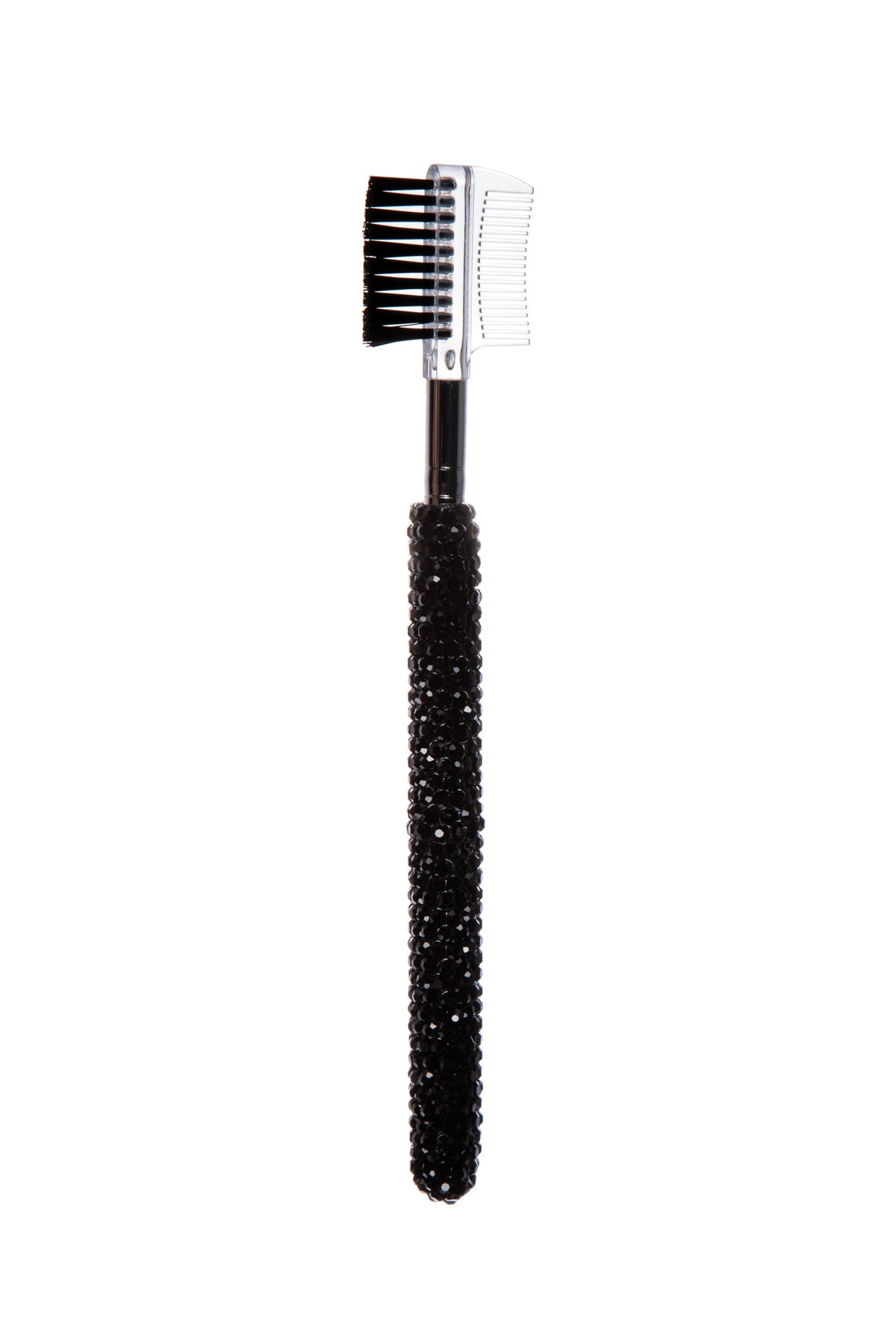 Ceramic Rhinestone Makeup Brow Comb and Brush MIS1037