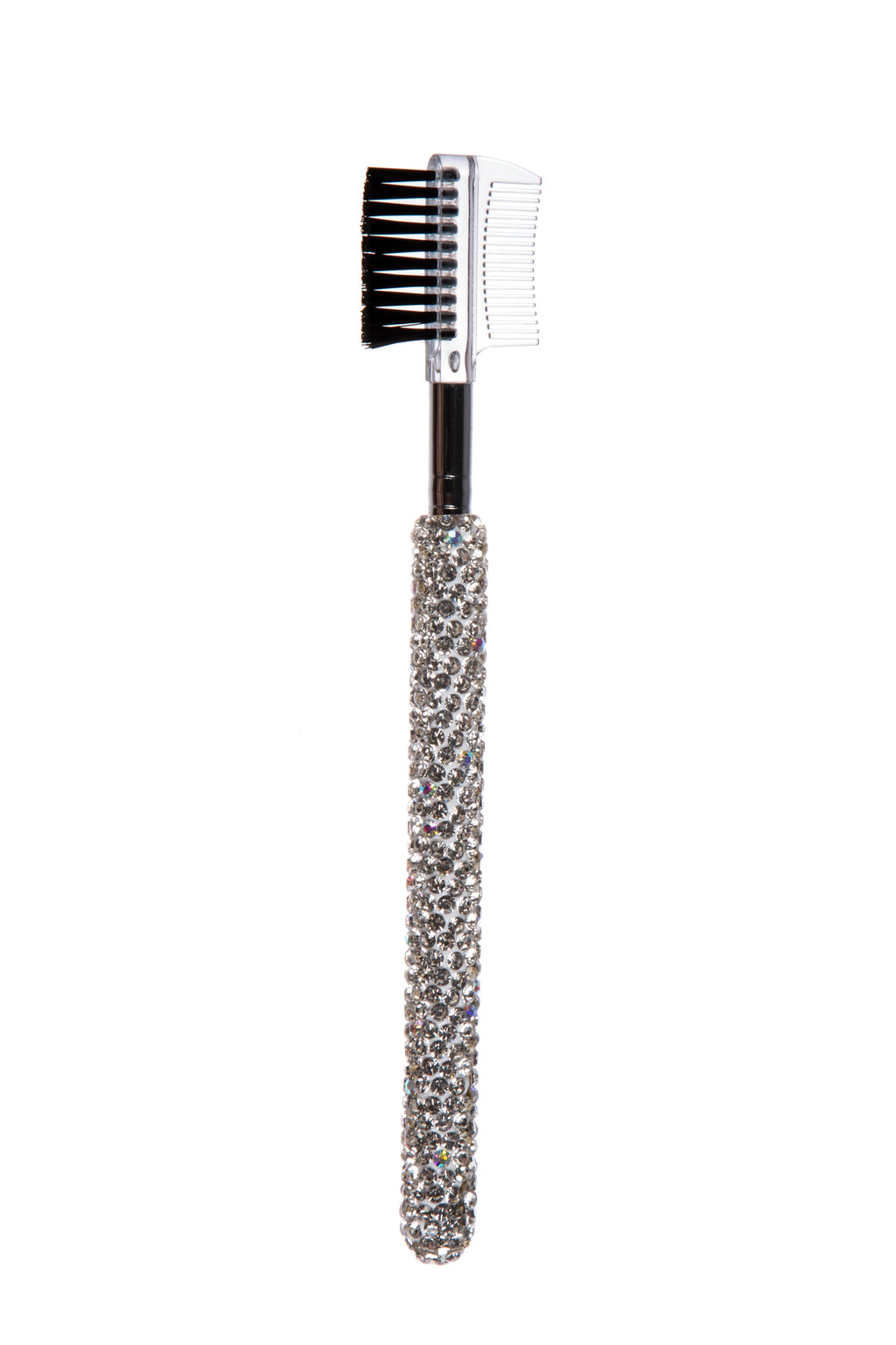 Ceramic Rhinestone Makeup Brow Comb and Brush MIS1037