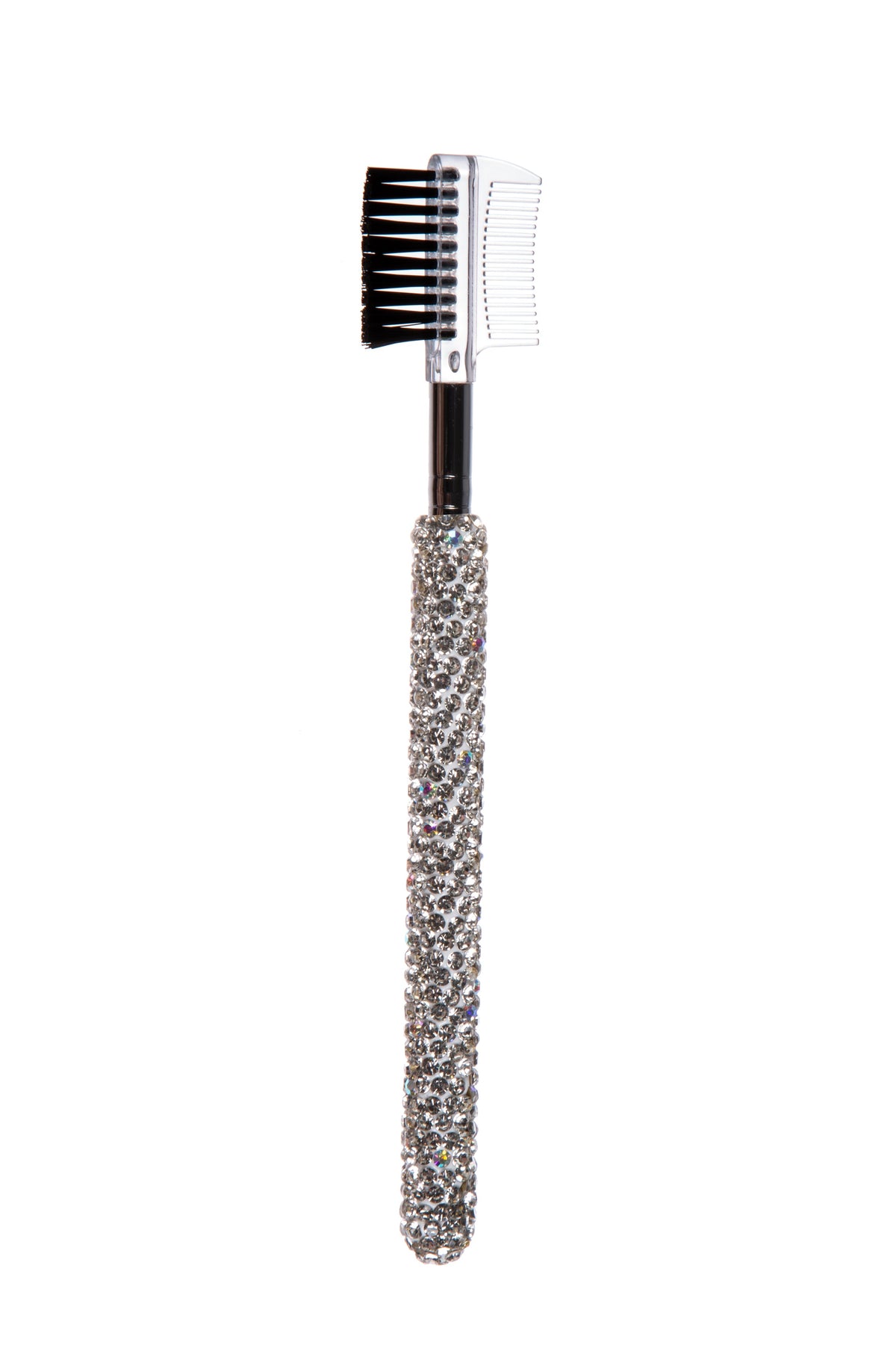 Ceramic Rhinestone Makeup Brow Comb and Brush MIS1037