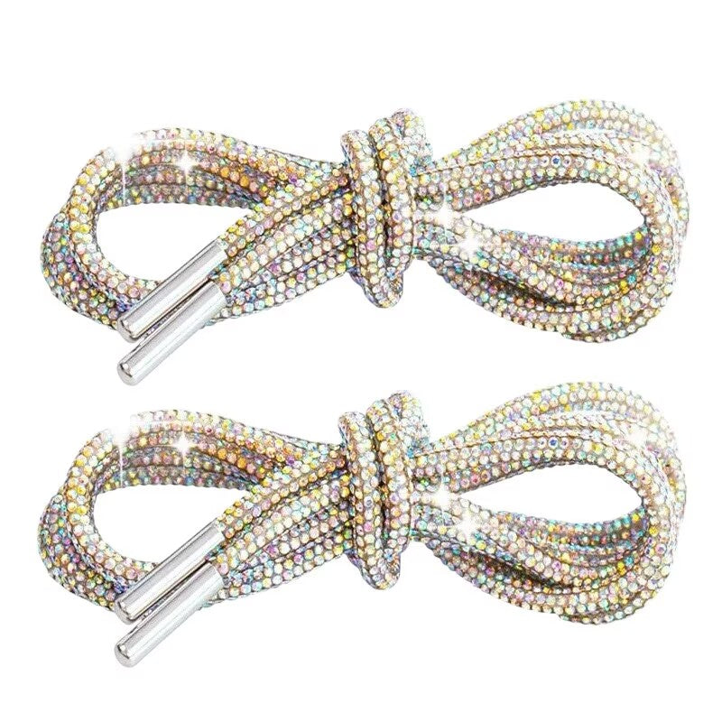 Rhinestone Round Tube Shoelace 120CM MIS1053