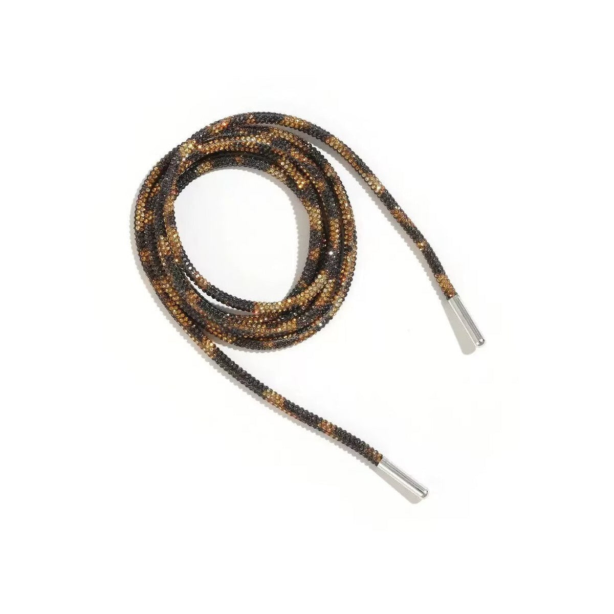 Rhinestone Round Tube Shoelace 140CM MIS1053 – view 8