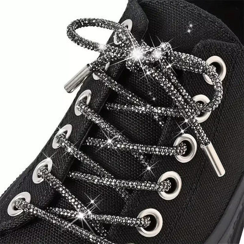 Rhinestone Round Tube Shoelace 140CM MIS1053 – view 2