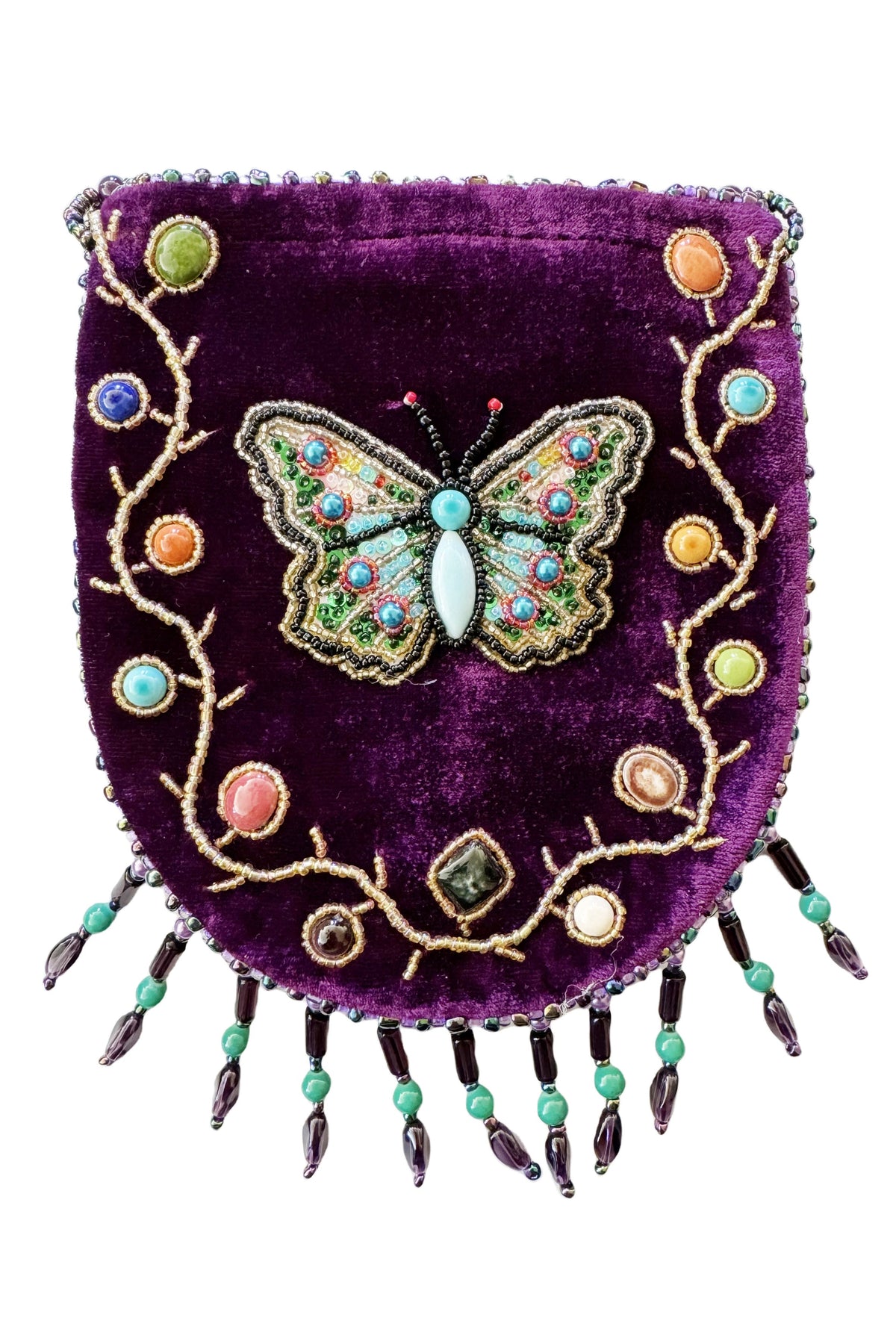 Owl Pattern Velvet Crossbody MUG