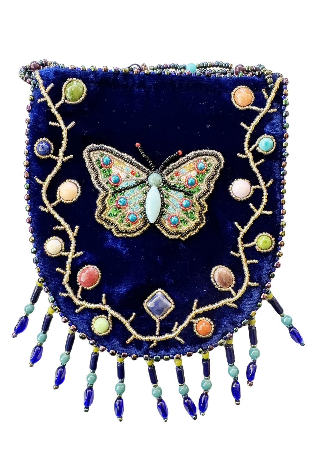 Butterfly Pattern Velvet Crossbody MUG-Butterfly
