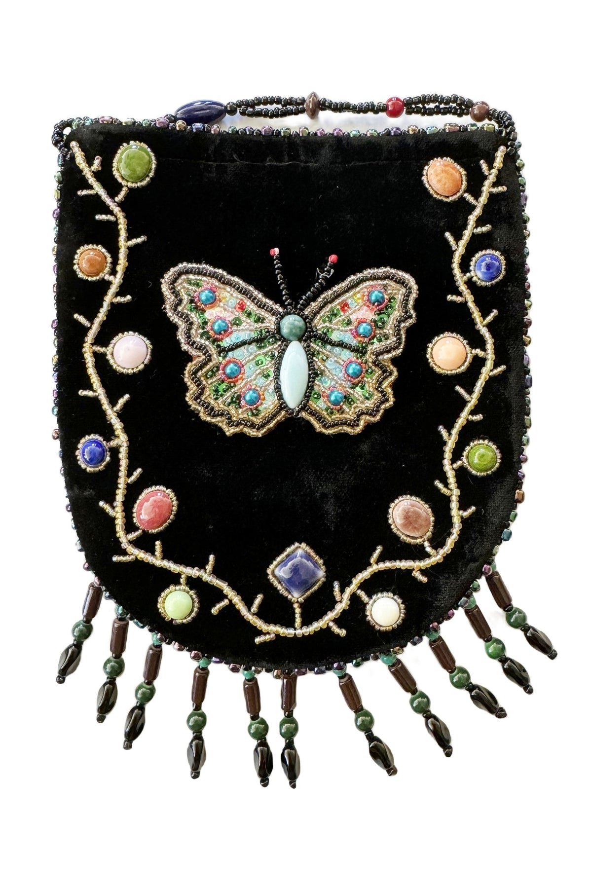 Butterfly Pattern Velvet Crossbody MUG-Butterfly