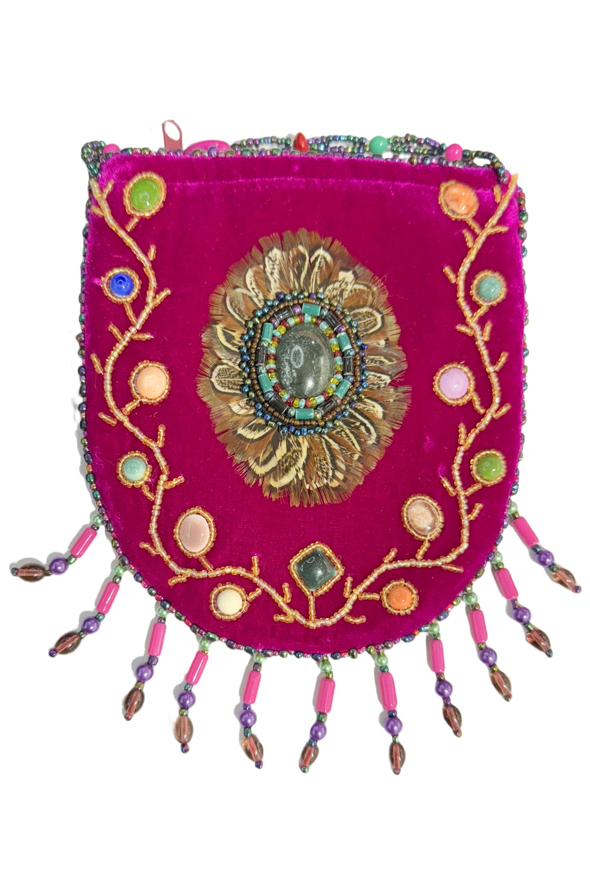 Owl Pattern Velvet Crossbody MUG