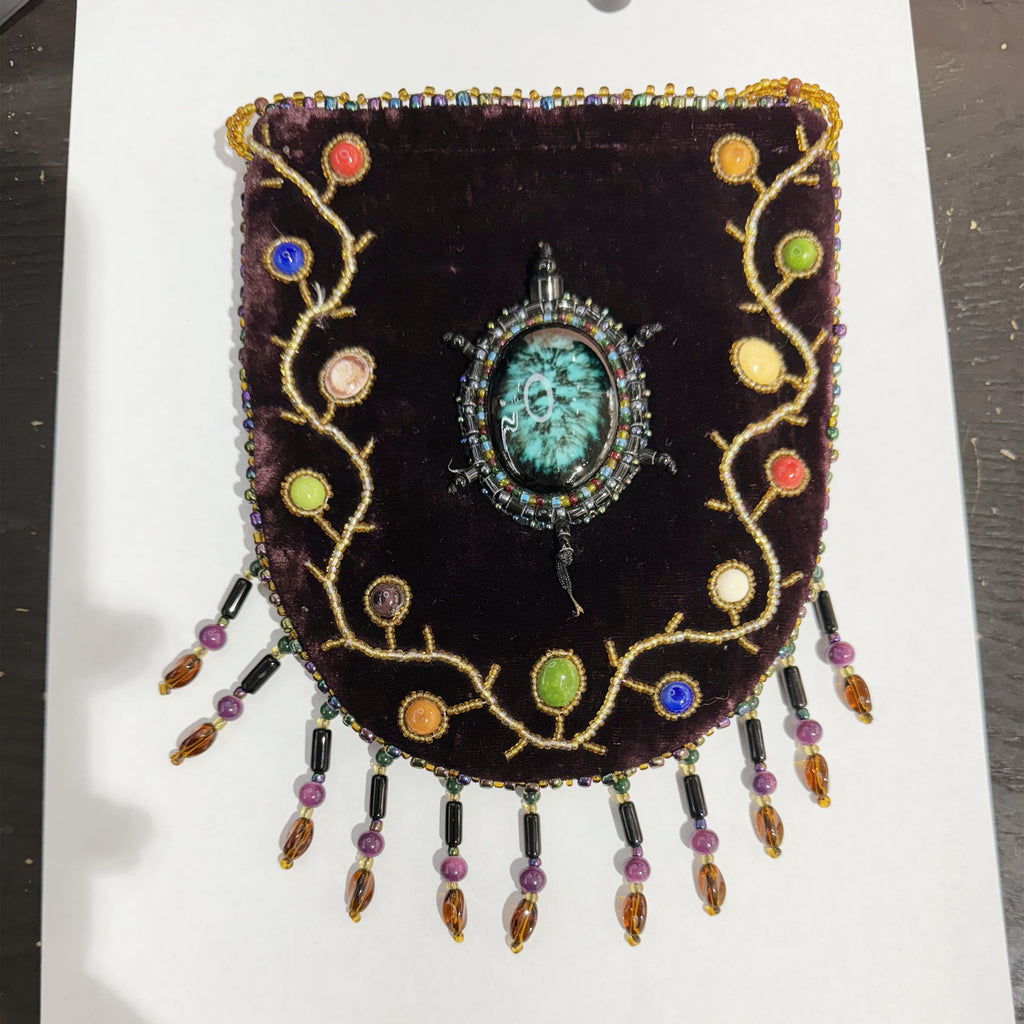 Owl Pattern Velvet Crossbody MUG