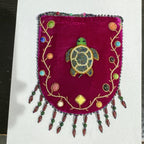 Owl Pattern Velvet Crossbody MUG