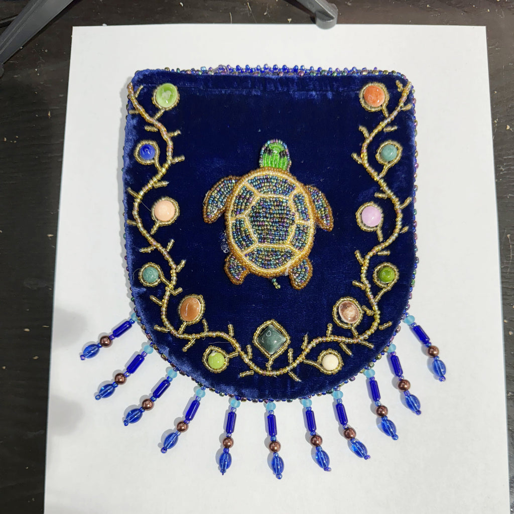 Turtle Pattern Velvet Crossbody MUG